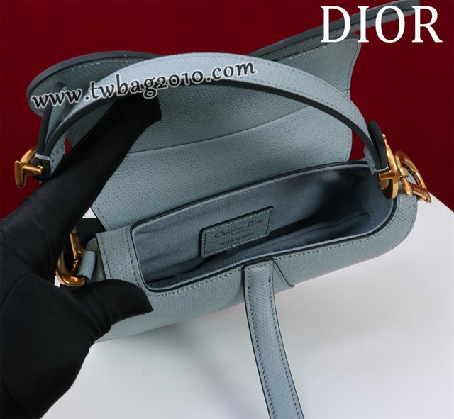 Dior专柜新款迪奥高仿原单长肩带大小号牛皮马鞍包手拎斜挎包 djfk1806